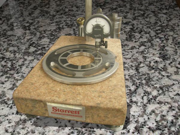 Retainer plate · granite flatness